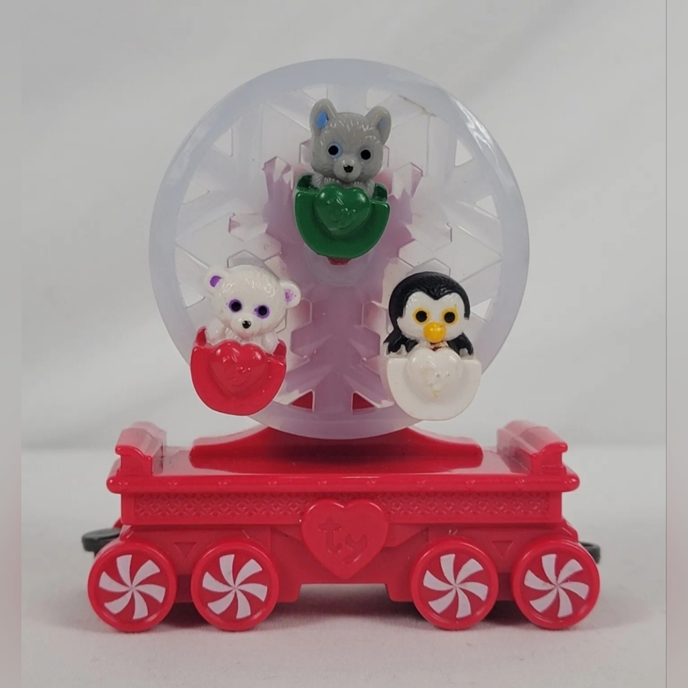 McDonald's Happy Meal Toy Holiday Express #8 Ty Beanie Boo's Train Car NEW LOOSE